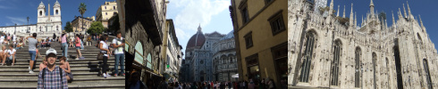 人気のローマ・フィレンツェ・ヴェネチア・ミラノに滞在!!やっぱり憧れちゃう! 4大都市2泊づつのんびりじっくり 8泊10日間の旅!!