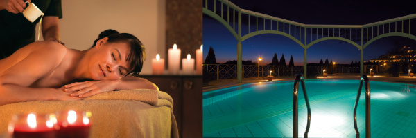 充実したスパ・プール・サウナ