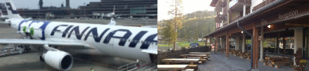 フィンランド航空にて